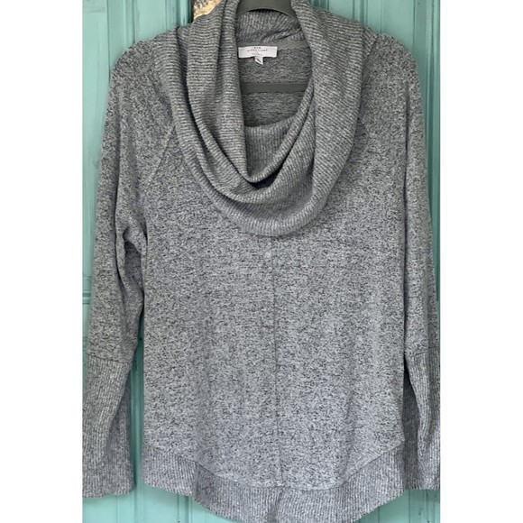 Ladies New Directions Studio Cowl Neck Light Gray Sweater Size Large - Picture 1 of 9